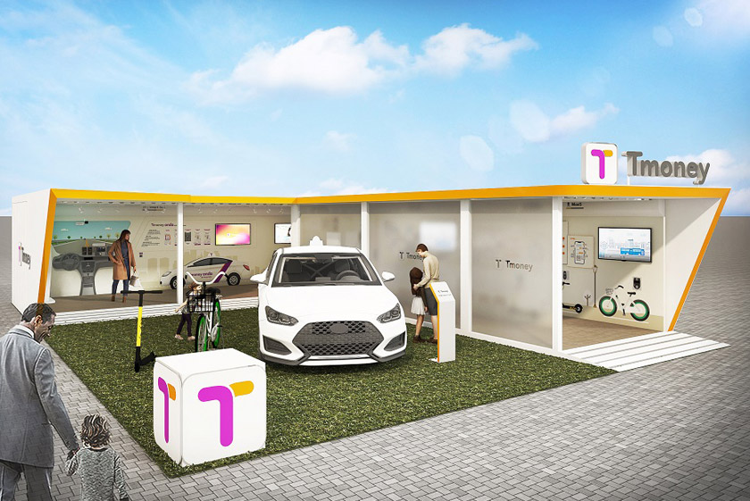 Tmoney 홍보부스 조감도