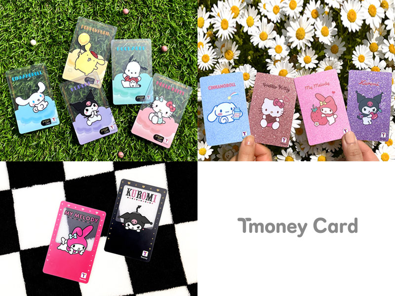 Tmoney Card. 산리오캐릭터즈 카드 실사 사진