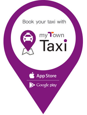 Book your taxi with my town Taxi App store Google play