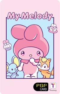 My Melody POP CARD Tmoney